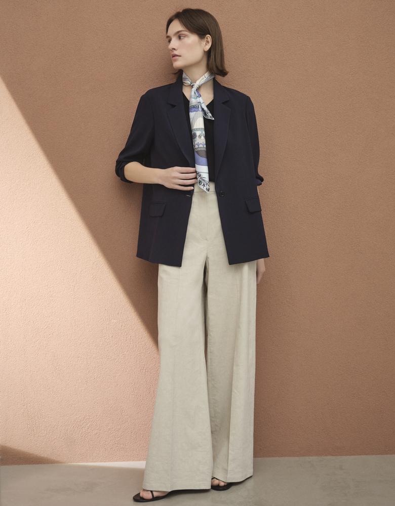 【セオリーリュクス】ブルゾン　羽織り　洗える　薄手　トリアセテート　ゆったり　M Theory luxe（セオリーリュクス）公式通販サイト
